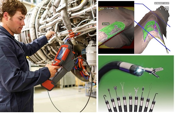 韦林工业内窥镜在燃机检测中的应用