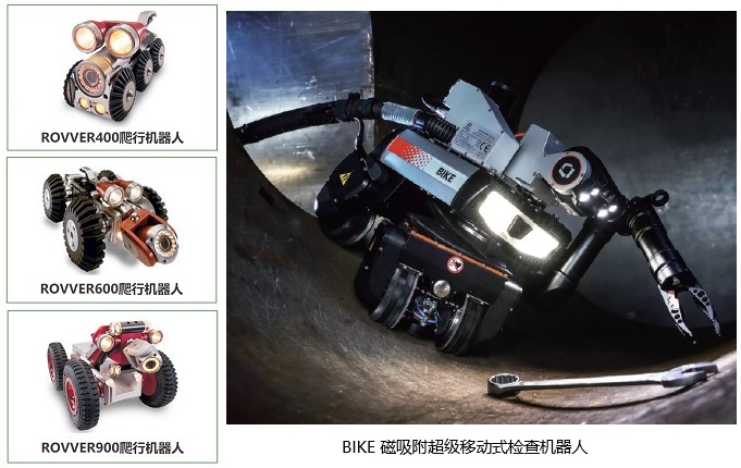 爬行机器人和超级移动式检查机器人