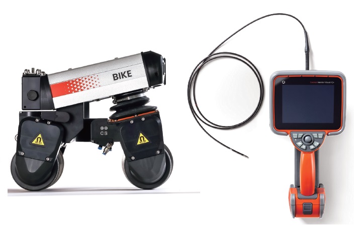 韦林移动式机器人搭载内窥镜视频探头的工业检测解决方案