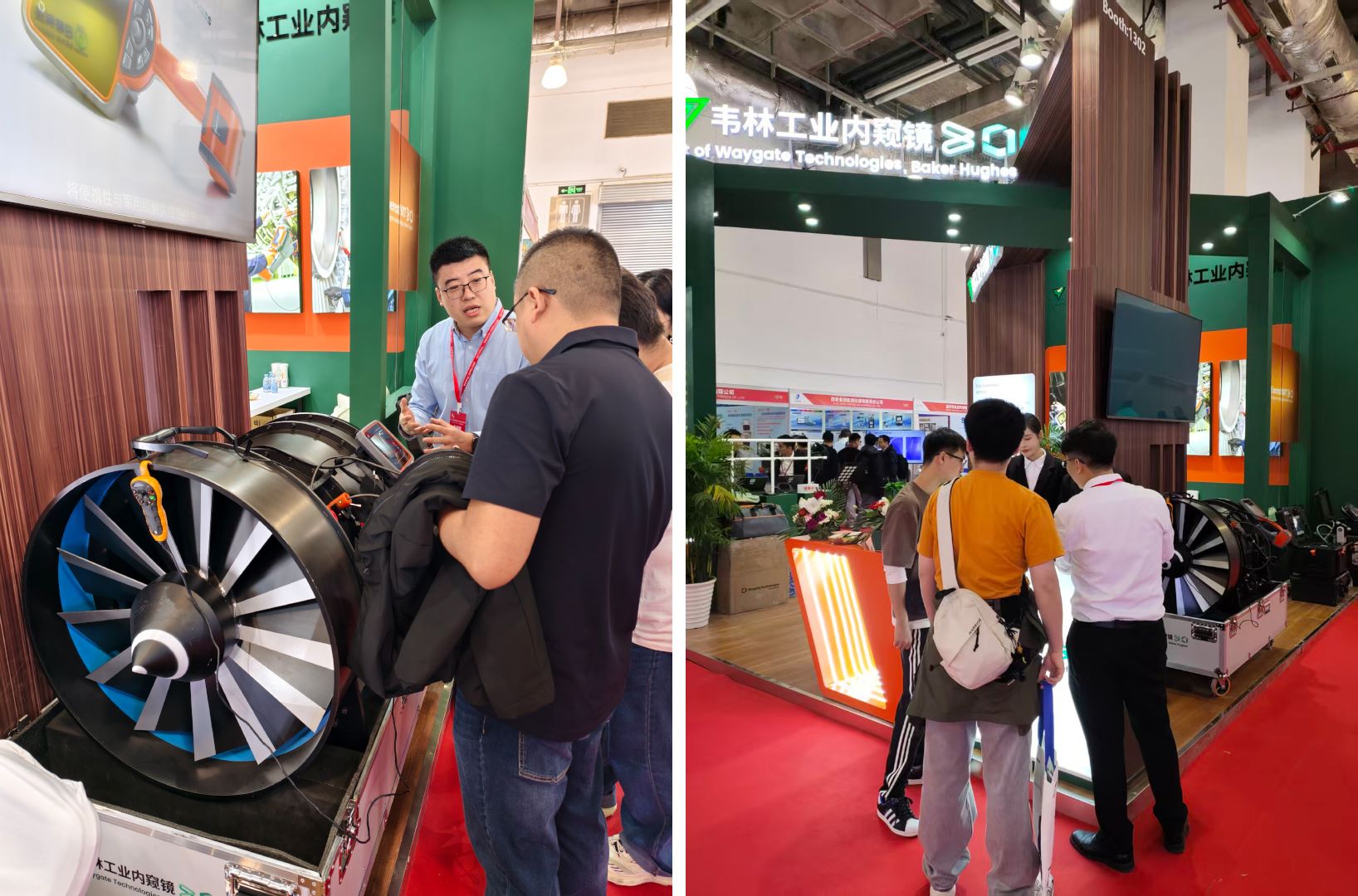 韦林工业内窥镜展位吸引大批观众驻足体验